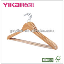 Perchoir en bambou naturel avec barre ronde et tube en PVC